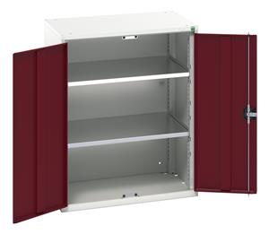 16926159.** verso shelf cupboard with 2 shelves. WxDxH: 800x550x1000mm. RAL 7035/5010 or selected